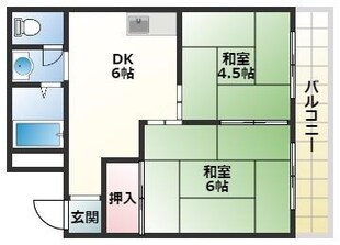 エメラルド立花パートIIの物件間取画像